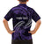 Manua Segaula American Samoa High School Personalized Family Matching Short Sleeve Bodycon Dress and Hawaiian Shirt Polynesian Wave Style