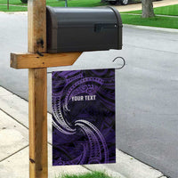 Manua Segaula American Samoa High School Personalized Garden Flag Polynesian Wave Style