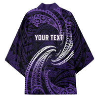 Manua Segaula American Samoa High School Personalized Kimono Polynesian Wave Style - Polynesian Pride