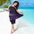Manua Segaula American Samoa High School Personalized Sarong Polynesian Wave Style