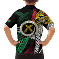 Ni-Van Vanuatu 45th Yumi Yumi Yumi Family Matching Summer Maxi Dress and Hawaiian Shirt Vanuatuan Boar Tusk Polynesian Pattern LT9 - Polynesian Pride