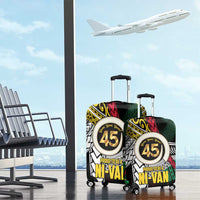Ni-Van Vanuatu 45th Yumi Yumi Yumi Luggage Cover Vanuatuan Boar Tusk Polynesian Pattern