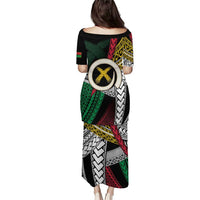 Ni-Van Vanuatu 45th Yumi Yumi Yumi Puletasi Vanuatuan Boar Tusk Polynesian Pattern