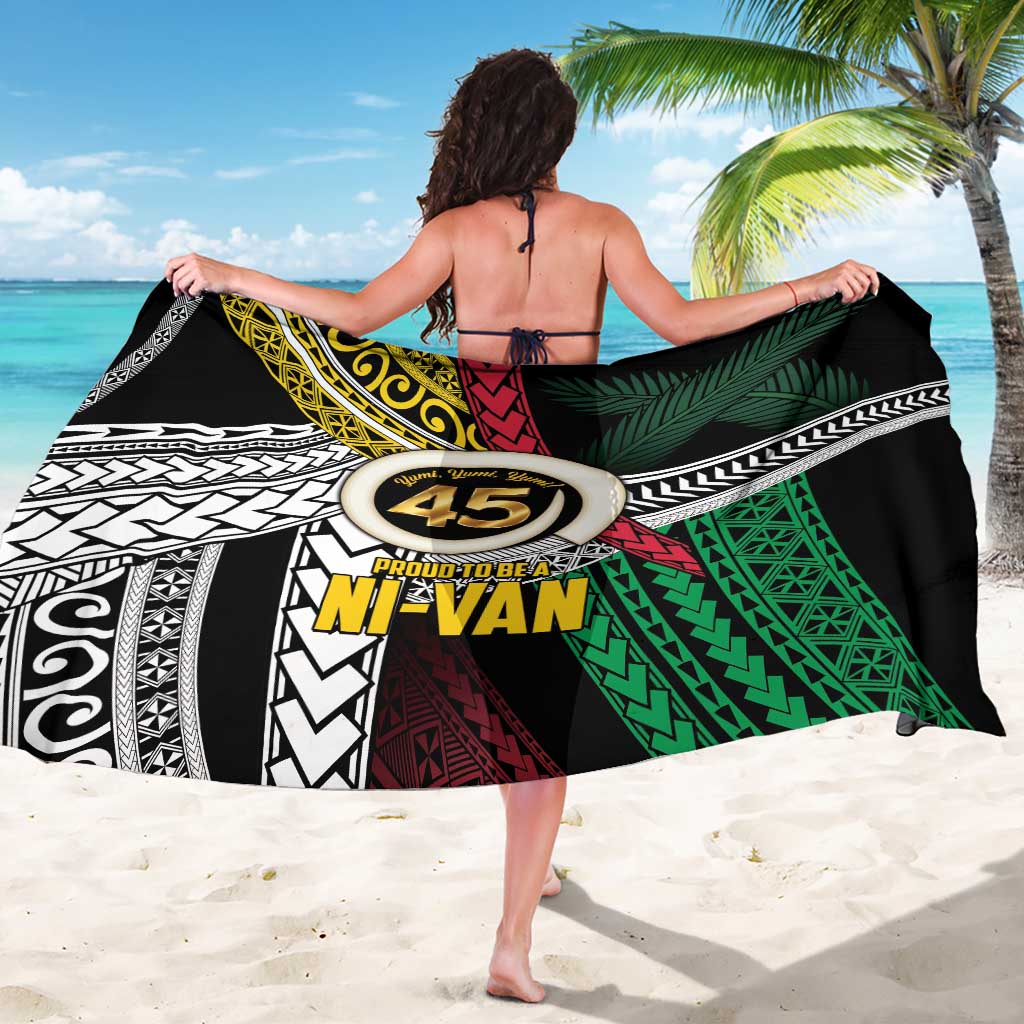 Ni-Van Vanuatu 45th Yumi Yumi Yumi Sarong Vanuatuan Boar Tusk Polynesian Pattern