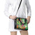 Hawaiian Flamingo Hibiscus Personalised Shoulder Handbag Green Summer Tropical Flowers - Polynesian Pride