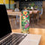 Hawaiian Flamingo Hibiscus Personalised Skinny Tumbler Green Summer Tropical Flowers - Polynesian Pride
