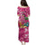 Hawaiian Flamingo Hibiscus Personalised Puletasi Pink Summer Tropical Flowers - Polynesian Pride