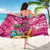 Hawaiian Flamingo Hibiscus Personalised Sarong Pink Summer Tropical Flowers - Polynesian Pride