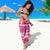 Hawaiian Flamingo Hibiscus Personalised Sarong Pink Summer Tropical Flowers - Polynesian Pride