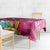 Hawaiian Flamingo Hibiscus Personalised Tablecloth Pink Summer Tropical Flowers - Polynesian Pride