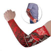 Vintage Ngatu Tribal Tonga Pattern Arm Sleeves - Polynesian Pride