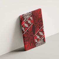 Vintage Ngatu Tribal Tonga Pattern Canvas Wall Art - Polynesian Pride