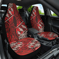 Vintage Ngatu Tribal Tonga Pattern Car Seat Cover - Polynesian Pride