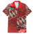 Vintage Ngatu Tribal Tonga Pattern Family Matching Short Sleeve Bodycon Dress and Hawaiian Shirt - Polynesian Pride