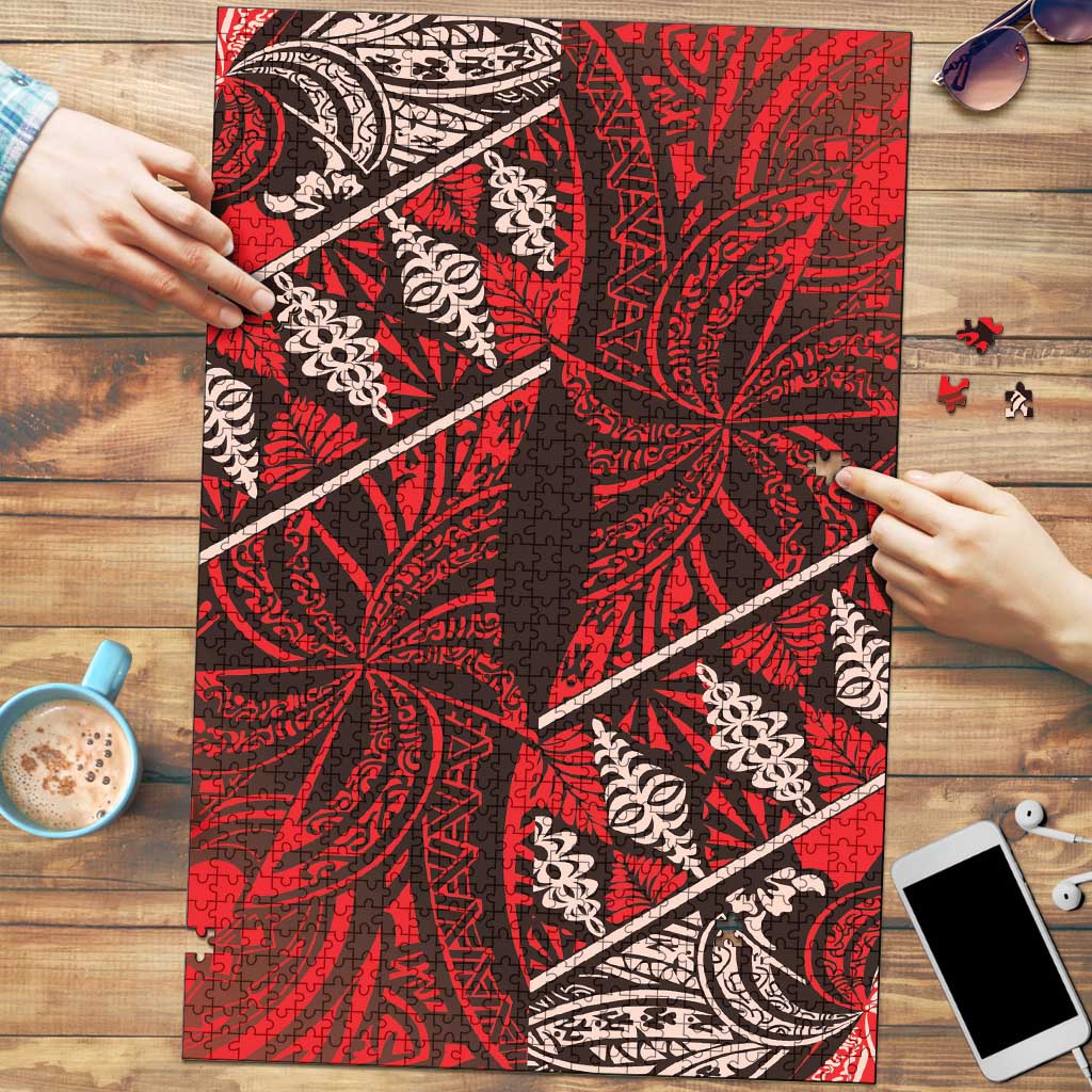 Vintage Ngatu Tribal Tonga Pattern Puzzle LT9