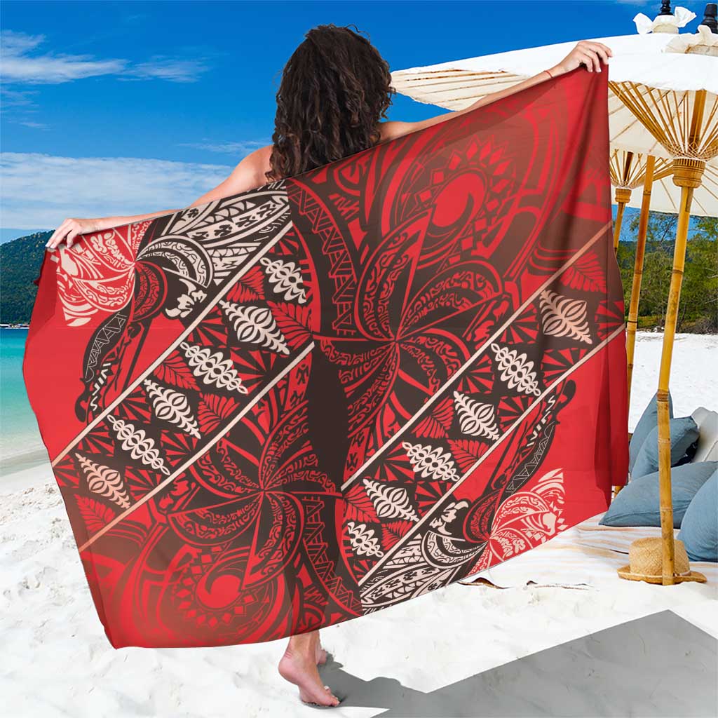Vintage Ngatu Tribal Tonga Pattern Sarong - Polynesian Pride