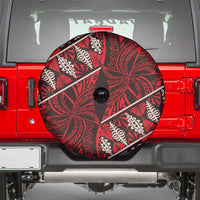 Vintage Ngatu Tribal Tonga Pattern Spare Tire Cover - Polynesian Pride