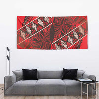 Vintage Ngatu Tribal Tonga Pattern Tapestry - Polynesian Pride