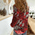 Vintage Ngatu Tribal Tonga Pattern Women Casual Shirt - Polynesian Pride