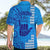 Strong Maui Hawaiian Shirt Good Living Hawaii with Shaka Sign Kakau Tribal Blue LT9 - Polynesian Pride