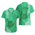 Strong Maui Hawaiian Shirt Good Living Hawaii with Shaka Sign Kakau Tribal Green LT9 - Polynesian Pride