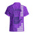 Strong Maui Hawaiian Shirt Good Living Hawaii with Shaka Sign Kakau Tribal Purple LT9 - Polynesian Pride