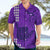 Strong Maui Hawaiian Shirt Good Living Hawaii with Shaka Sign Kakau Tribal Purple LT9 - Polynesian Pride