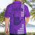 Personalised Strong Maui Hawaiian Shirt Good Living Hawaii with Shaka Sign Kakau Tribal Purple LT9 - Polynesian Pride