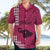 Maui Island Hawaiian Shirt Kakau Tribal Mixed Polynesian Pattern Pink LT9 - Polynesian Pride