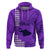 Maui Island Hoodie Kakau Tribal Mixed Polynesian Pattern Purple LT9 Purple - Polynesian Pride