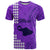 Maui Island T Shirt Kakau Tribal Mixed Polynesian Pattern Purple LT9 Purple - Polynesian Pride
