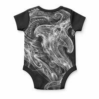 Pango Maori Tribal Hammershark Ghost Spirit Baby Onesie
