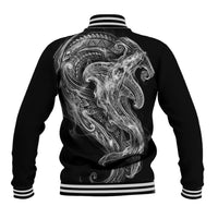 Pango Maori Tribal Hammershark Ghost Spirit Baseball Jacket