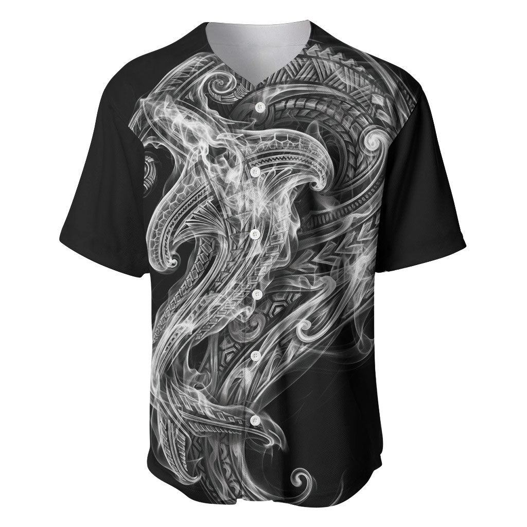 Pango Maori Tribal Hammershark Ghost Spirit Baseball Jersey