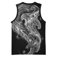 Pango Maori Tribal Hammershark Ghost Spirit Basketball Jersey