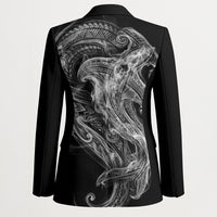 Pango Maori Tribal Hammershark Ghost Spirit Blazer