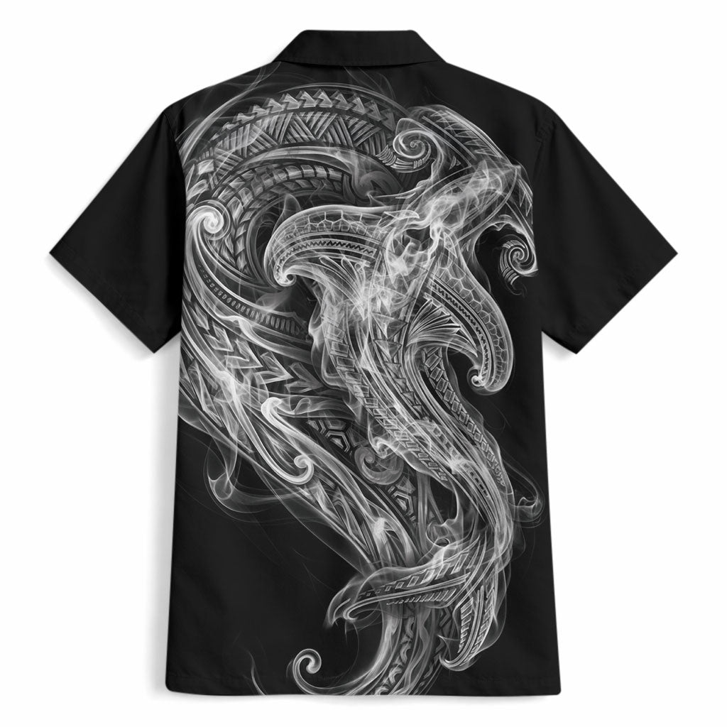 Pango Maori Tribal Hammershark Ghost Spirit Hawaiian Shirt
