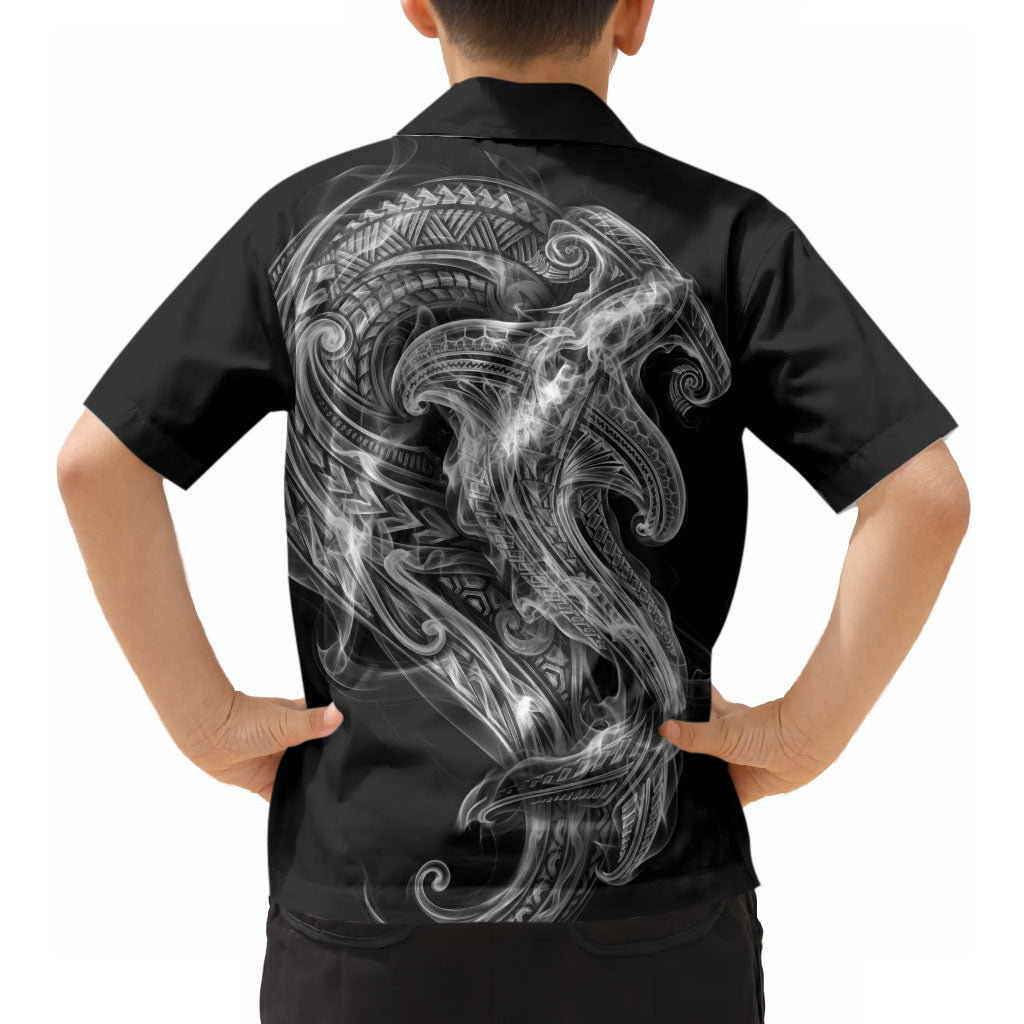 Pango Maori Tribal Hammershark Ghost Spirit Hawaiian Shirt