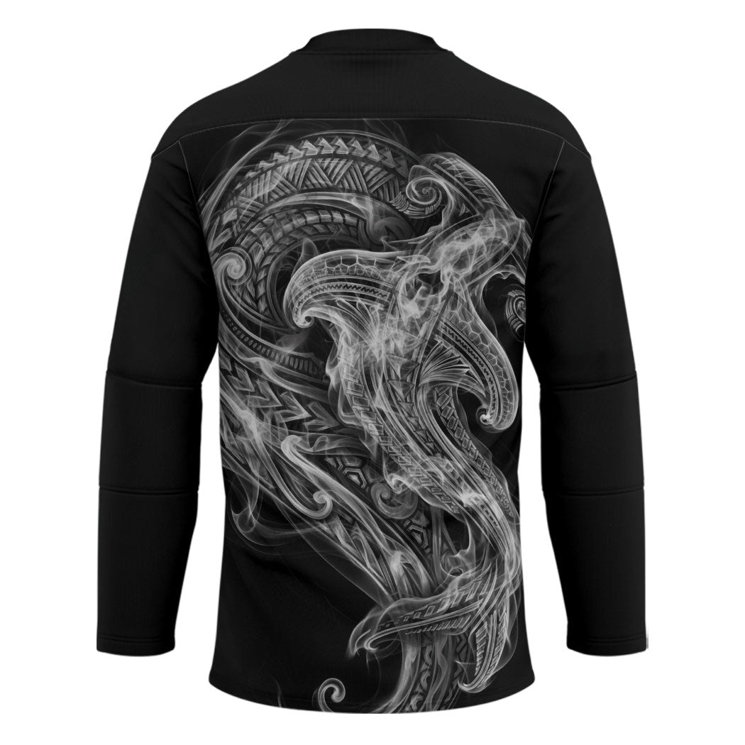 Pango Maori Tribal Hammershark Ghost Spirit Hockey Jersey