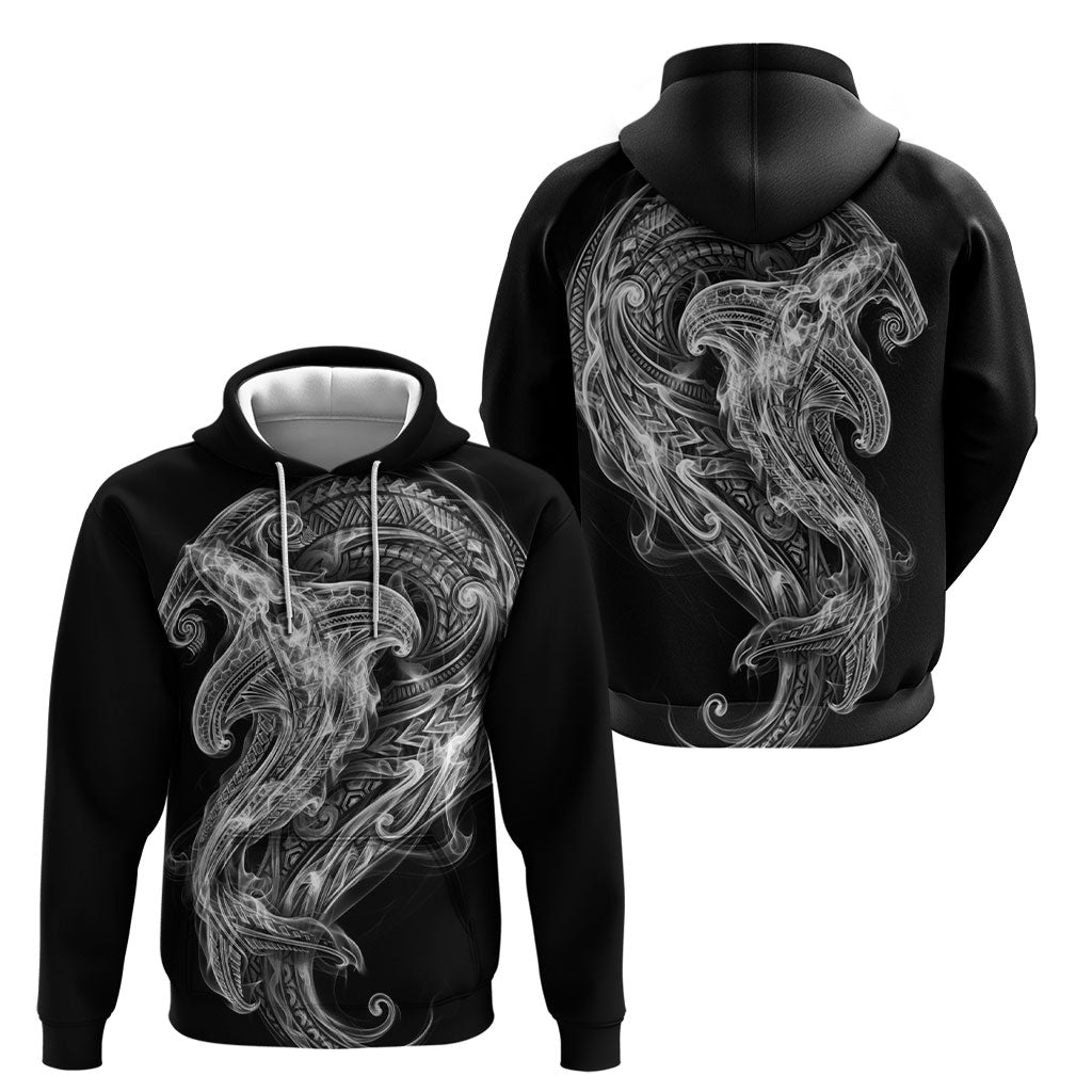 Pango Maori Tribal Hammershark Ghost Spirit Hoodie