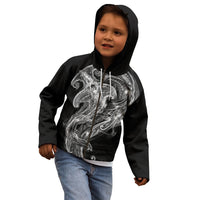 Pango Maori Tribal Hammershark Ghost Spirit Kid Hoodie