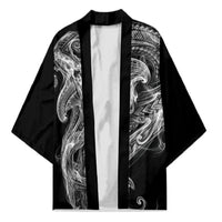 Pango Maori Tribal Hammershark Ghost Spirit Kimono