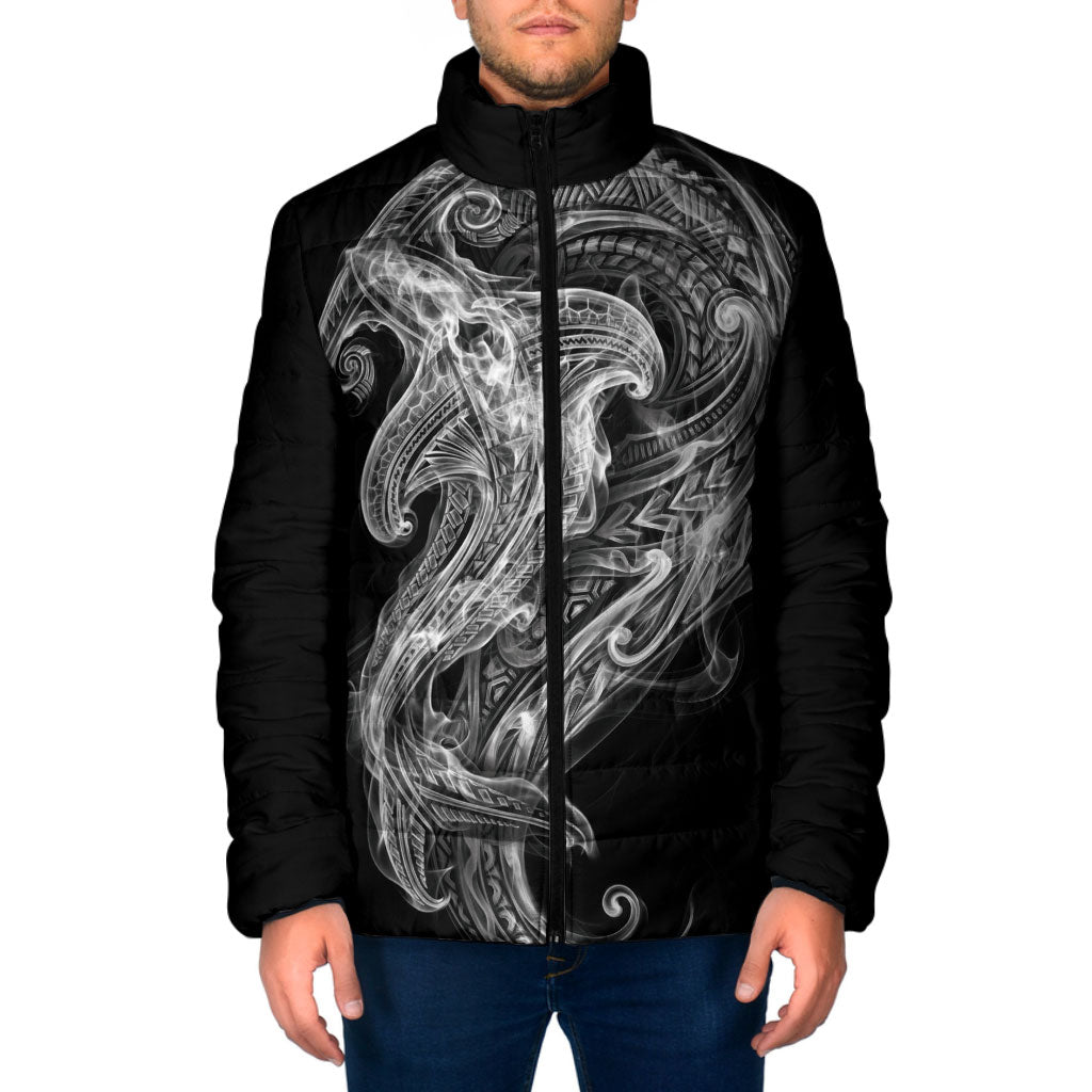 Pango Maori Tribal Hammershark Ghost Spirit Padded Jacket
