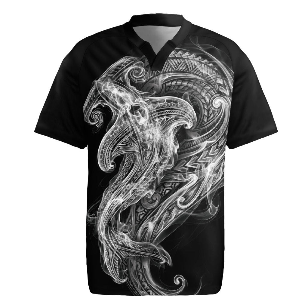 Pango Maori Tribal Hammershark Ghost Spirit Rugby Jersey