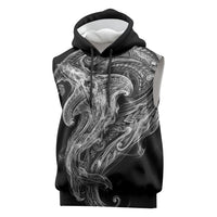 Pango Maori Tribal Hammershark Ghost Spirit Sleeveless Hoodie