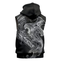 Pango Maori Tribal Hammershark Ghost Spirit Sleeveless Hoodie