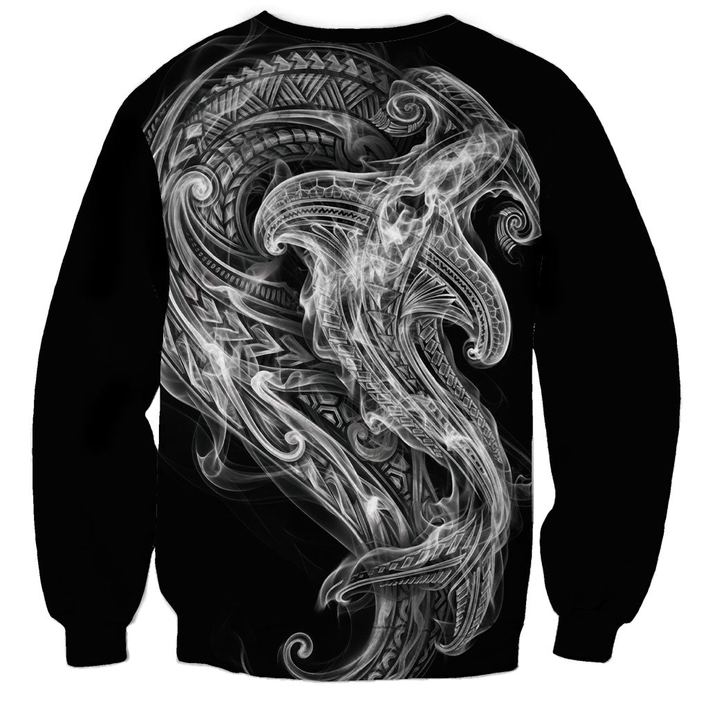 Pango Maori Tribal Hammershark Ghost Spirit Sweatshirt