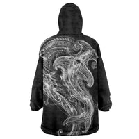 Pango Maori Tribal Hammershark Ghost Spirit Wearable Blanket Hoodie