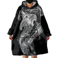 Pango Maori Tribal Hammershark Ghost Spirit Wearable Blanket Hoodie