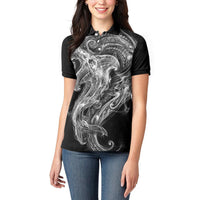 Pango Maori Tribal Hammershark Ghost Spirit Women Polo Shirt